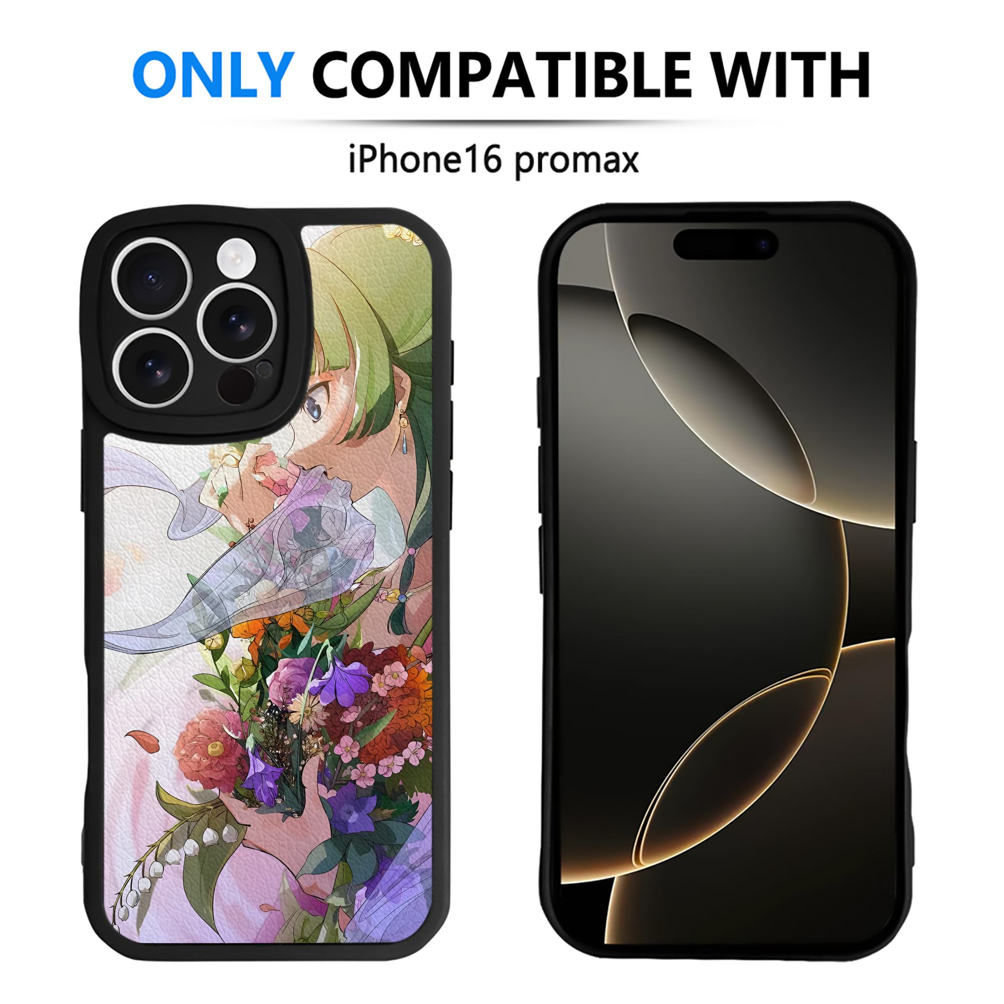 （画像用） 薬屋のひとりごと The Apothecary Diaries 【iPhone 16シリーズ対応】シリコンスマホケース（レザー調） 材質：シリコン